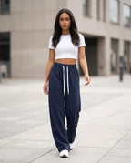Zumieze - Elven | Straight-Leg Heathered Pants Women
