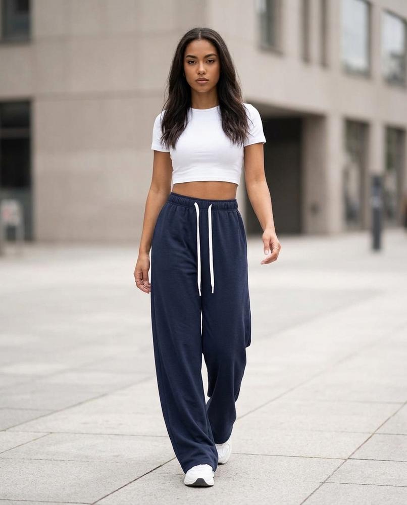 Zumieze - Elven | Straight-Leg Heathered Pants Women