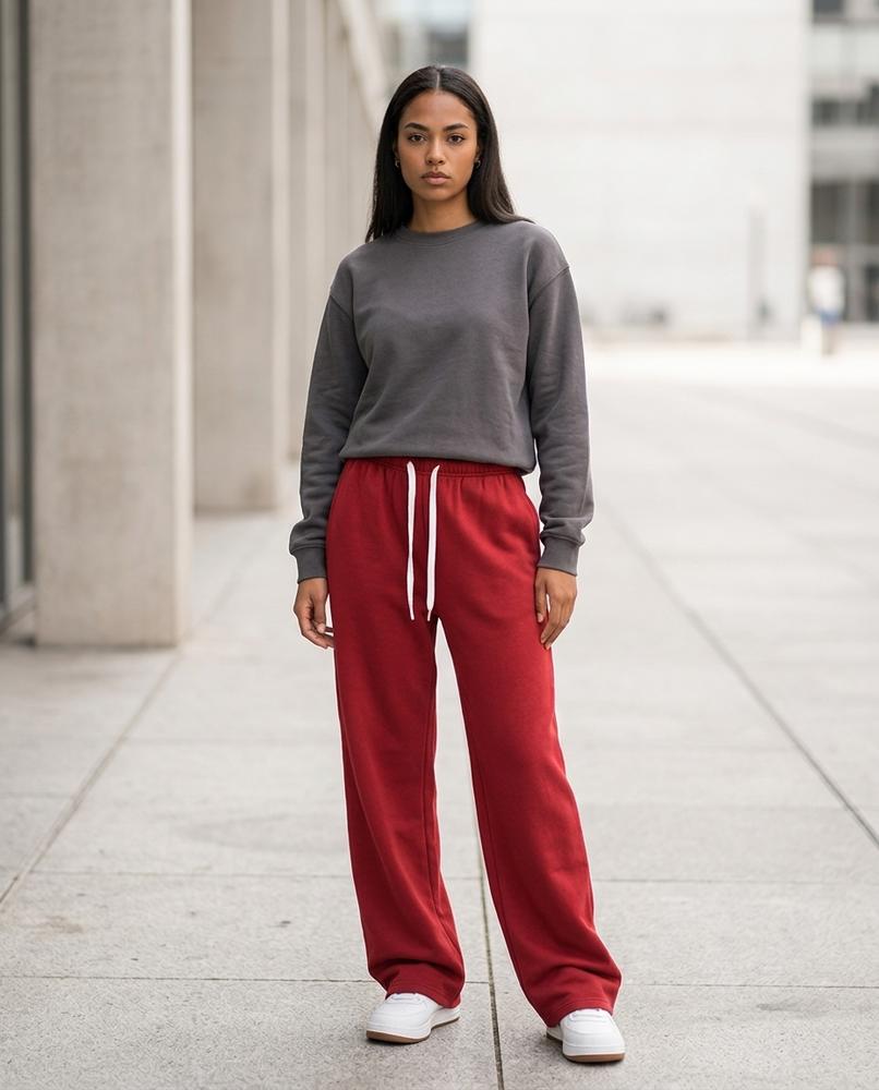 Zumieze - Elven | Straight-Leg Heathered Pants Women