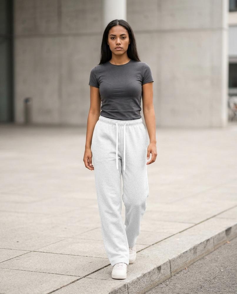 Zumieze - Elven | Straight-Leg Heathered Pants Women