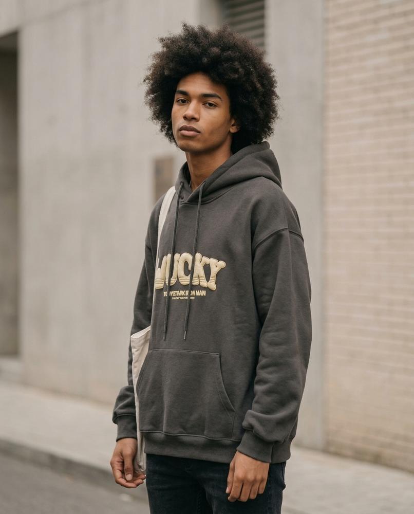 Zumieze - Sukot | Printed Relaxed Fit Hoodie Men