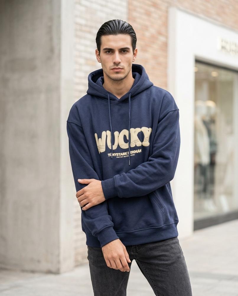 Zumieze - Sukot | Printed Relaxed Fit Hoodie Men